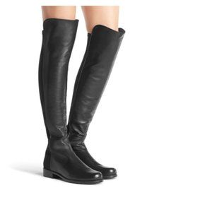 Stuart Weitzman leather half n half boots